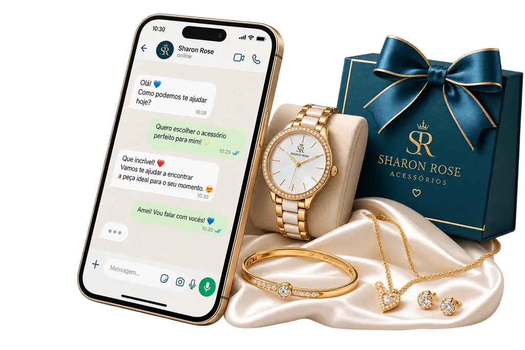 Atendimento da Sharon Rose pelo WhatsApp